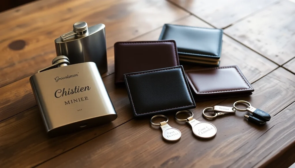 Discover unique cheap groomsmen gifts like personalized flasks and wallets that add a special touch.