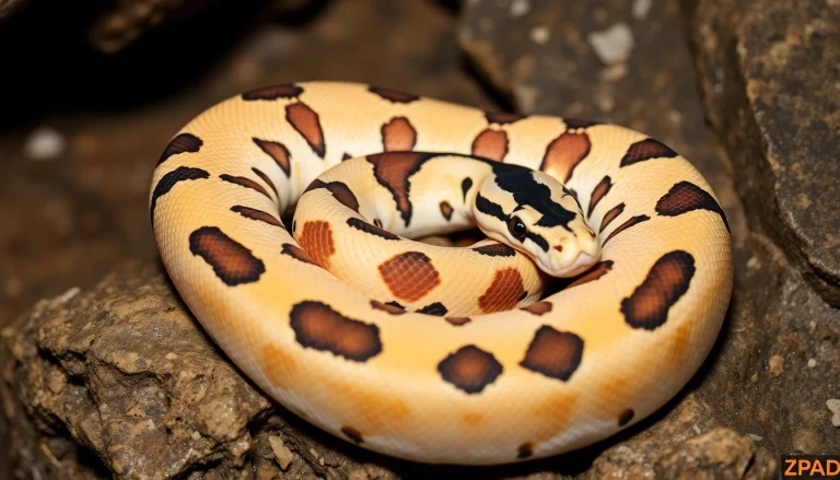 Showcase a panda pied ball python for sale with striking patterns and vibrant colors, captivating reptile enthusiasts.