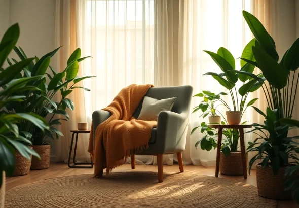 Healing trauma session in a serene therapist's office with comforting details and natural light.