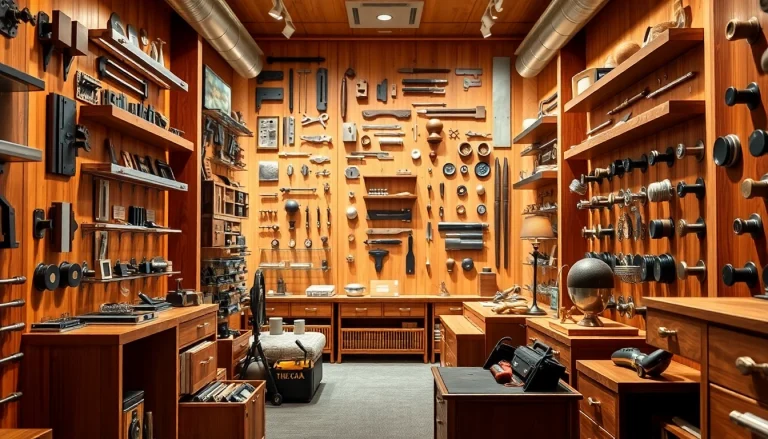 Showcase of furniture hardware suppliers with diverse selections of knobs and sliders displayed elegantly.
