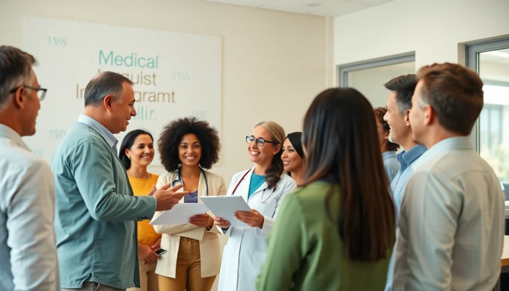 Healthcare professional guiding clients through Medical Weight Loss strategies in a welcoming environment.