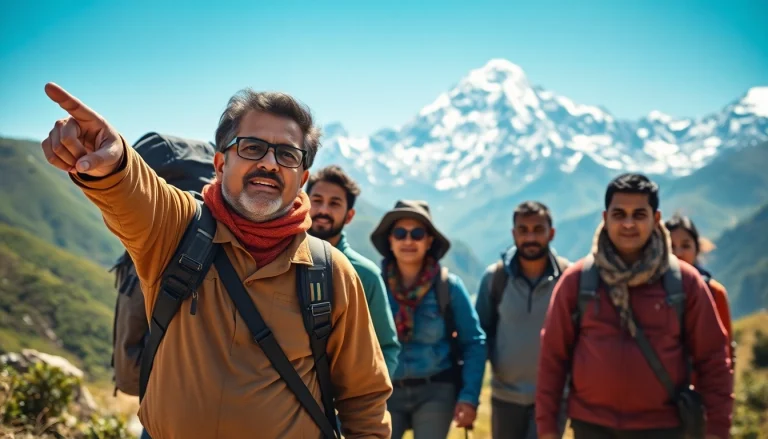 Join a local guide for an enriching trekking experience in Nepal with Local Guides amidst the majestic Himalayas.