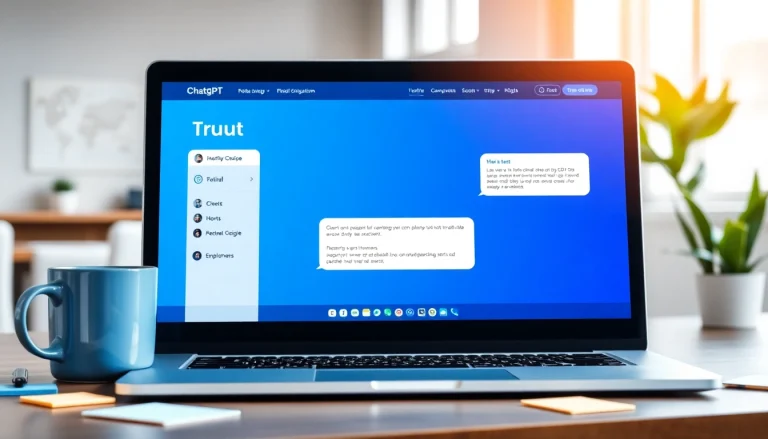 Engaging chatgpt bot for website interface shown in an interactive workspace.