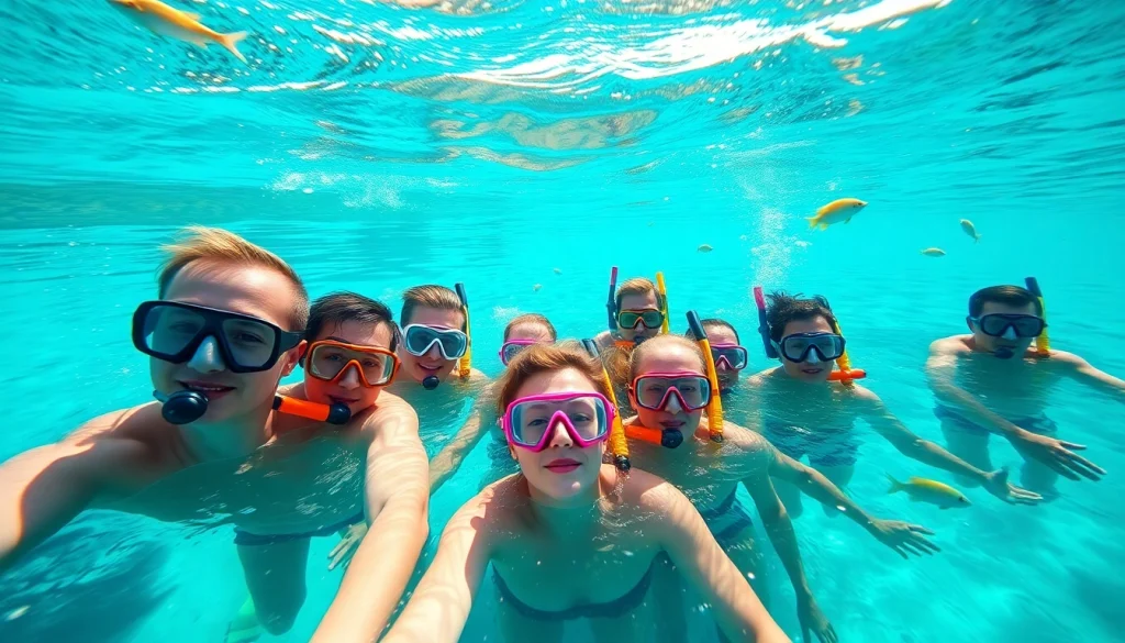 Enjoying snorkel Puerto Rico with vibrant marine life and clear turquoise waters.