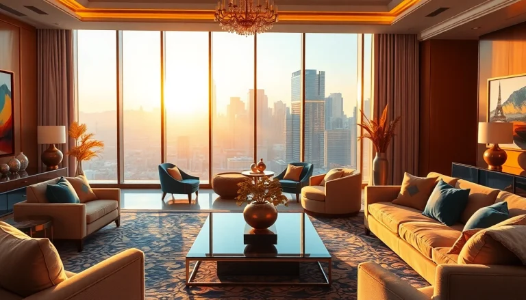 Mewujudkan pengalaman mewah dengan suasana elegan di luxury111 yang memperlihatkan interior yang berkualitas tinggi.