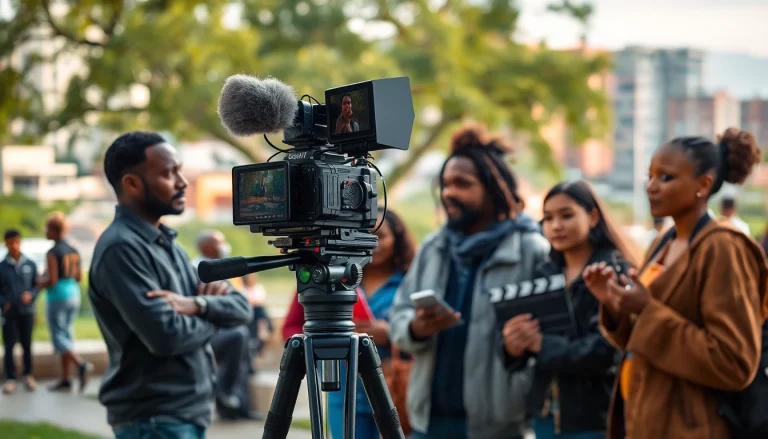 Capturing Stories & Documentaries through a dynamic film crew in an engaging outdoor setting