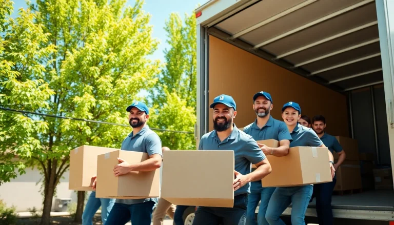 Movers Calgary team loading items into a truck during a sunny day, showcasing professionalism.