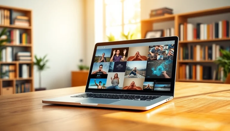 Showcasing KlingAI Prompts in a vibrant workspace, emphasizing creativity in AI-generated videos.
