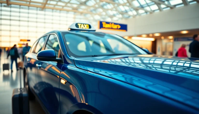 Reliable Ashford to Heathrow taxi service vehicle ready for incoming travelers.
